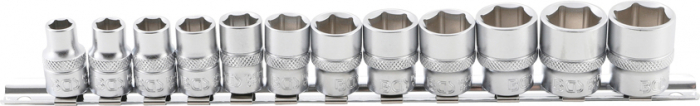 Set chei tubulare hexagonale 8 - 19 mm, actionare 3/8", 12 piese BGS 9104 [1]