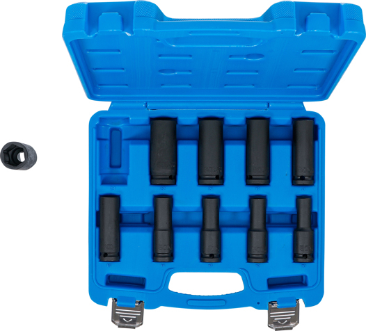 Set chei tubulare adanci de impact 10 - 24 mm, actionare 1/2", 10 piese BGS 5206 [5]