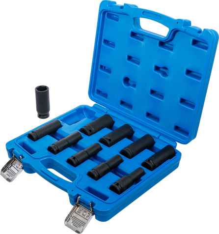 Set chei tubulare adanci de impact 10 - 24 mm, actionare 1/2", 10 piese BGS 5206 [4]