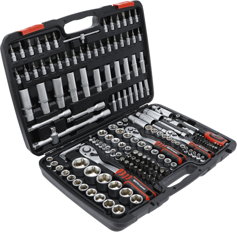 Set chei tubulare, antrenare 1/4" / 3/8" / 1/2", 172 piese BGS 15219 [3]