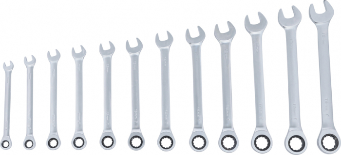 SET CHEI TUBULARE CU ANTRENARE 6,3 MM (1/4") / 10 MM (3/8") / 12,5 MM (1/2"), 176 PIESE BGS 15217 [7]