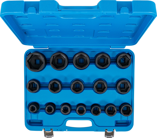 Set chei tubulare de impact 19-55 mm, actionare 3/4”, 17 piese BGS 5242 [5]