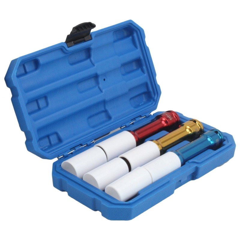 S-3PALU Set chei tubulare de impact Super SLIM 17,19,21 mm, antrenare 1/2'', lungime 150mm [2]