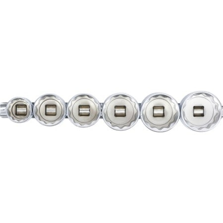 Set chei tubulare hexagonale 24 - 28 mm, actionare 1/2", 12 piese BGS 70102 [4]