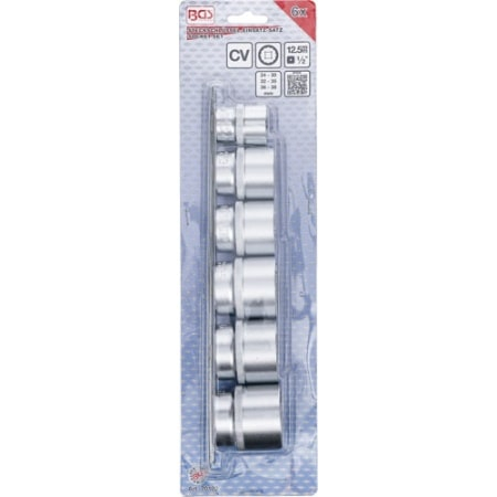 Set chei tubulare hexagonale 24 - 28 mm, actionare 1/2", 12 piese BGS 70102 [3]