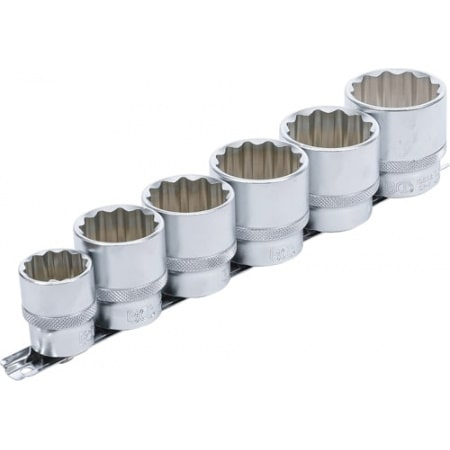 Set chei tubulare hexagonale 24 - 28 mm, actionare 1/2", 12 piese BGS 70102 [1]