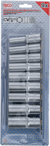 Set chei tubulare hexagonale lungi 10-24 mm, actionare 1/2”, 9 piese BGS 2223 [4]