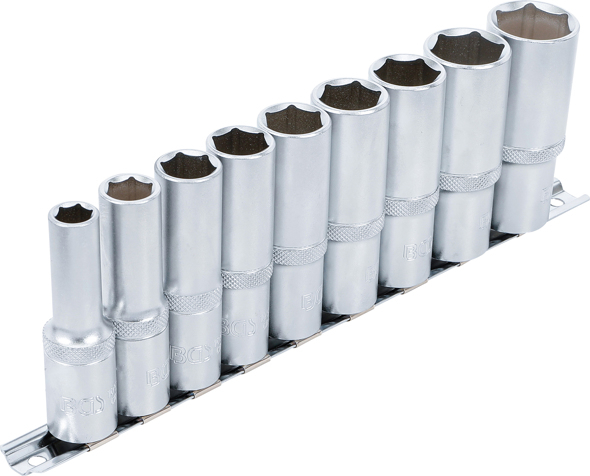 Set chei tubulare hexagonale lungi 10-24 mm, actionare 1/2”, 9 piese BGS 2223 [2]