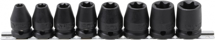 Set chei tubulare Profil E de forta, actonare 1/2", E10 - E24, 8 piese BGS 9779 [1]