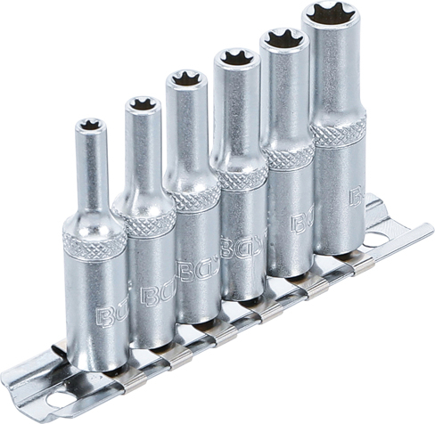 Set chei tubulare profil E, E4 - E10, antrenare 1/4", 6 piese BGS 6403 [2]