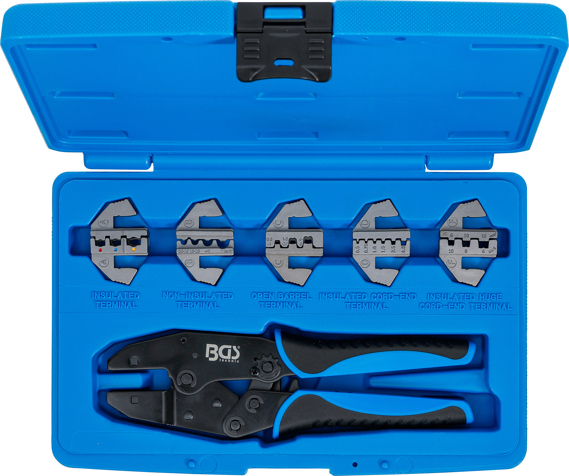 Set cleste de sertizat cu 5 bacuri interschimbabile BGS 1410 [4]