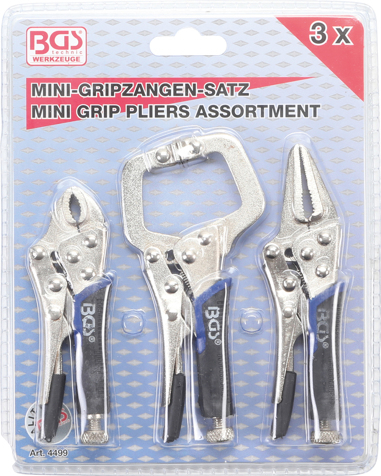 Set clesti autoblocanti scurte, 3 piese BGS 4499 [3]