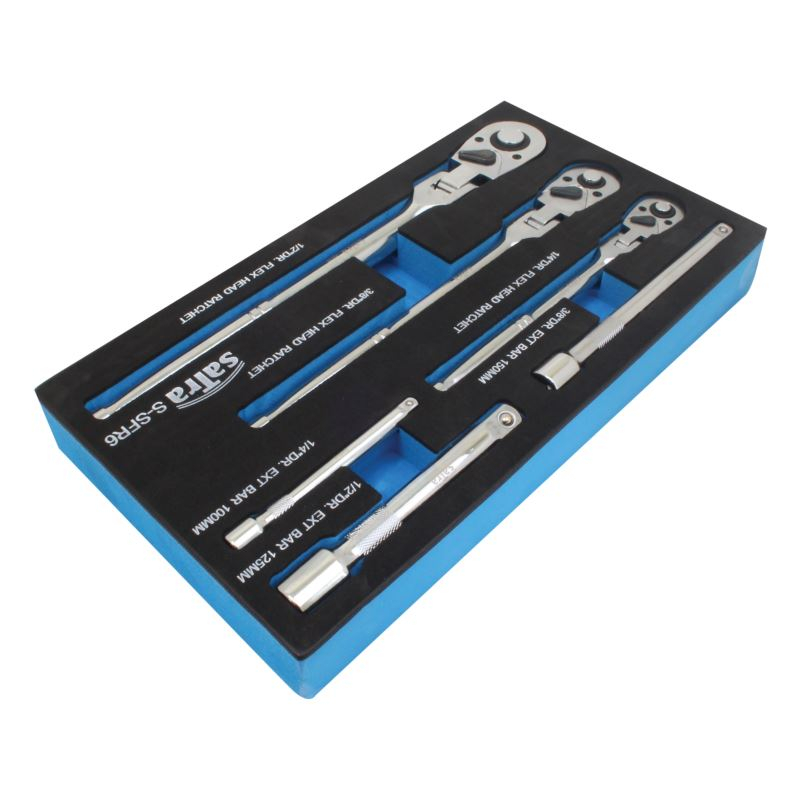 S-SFR6 - Set clichet 1/4″, 3/8″, 1/2″ cu prelungitoare [3]