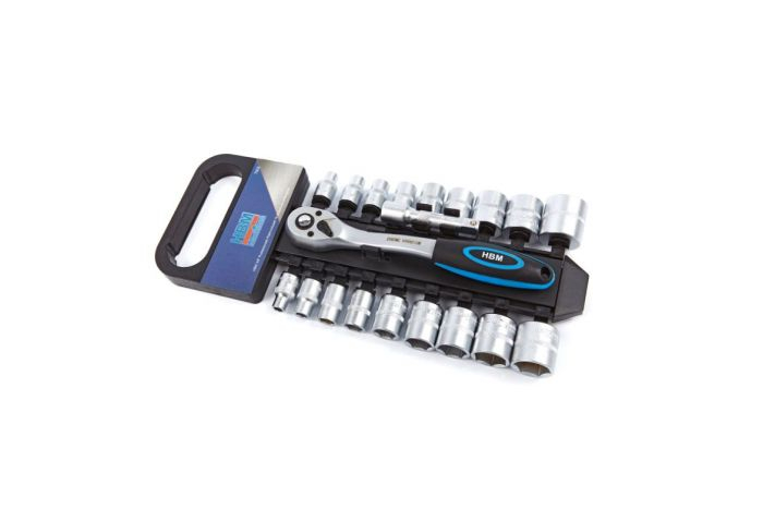 GB2020 Set tubulare cu clichet 3/8", 19 piese [2]