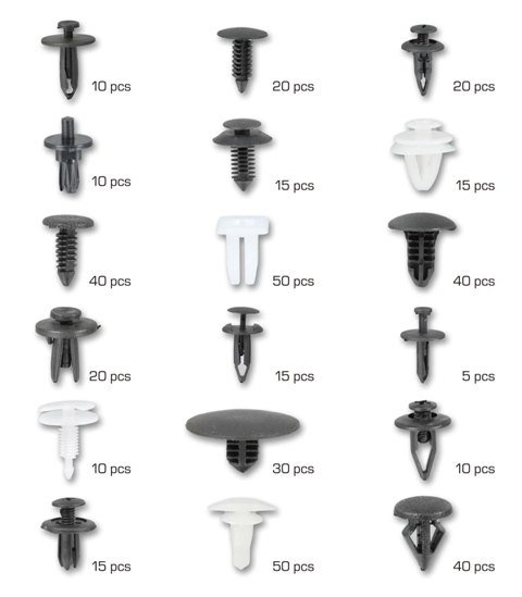 A-TC011 Set clipsuri cleme auto de plastic Ford, 315 piese [2]