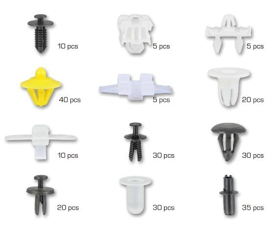 A-TC013 Set clipsuri cleme auto de plastic Mercedes, 270 piese [2]