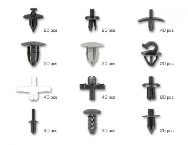 A-TC004 Set clipsuri cleme auto de plastic Volvo, 350 piese [2]