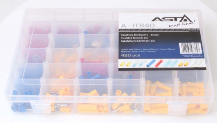 A-IT840 Set conectori electrice, 480 piese [3]
