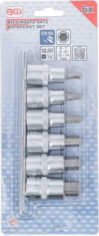 Set cu biti imbus 6-14 mm, antrenare cu tubulara 1/2", 6 piese BGS 8887 [5]