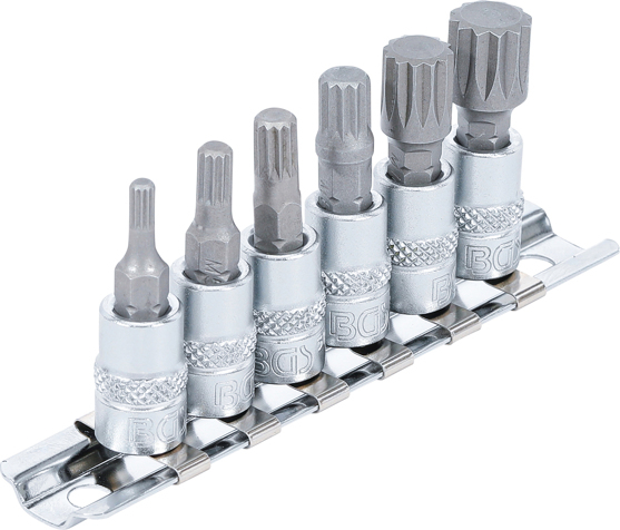 Set cu biti spline (XZN) M4 - M12, actionare 1/4”, 6 piese BGS 2162 [2]