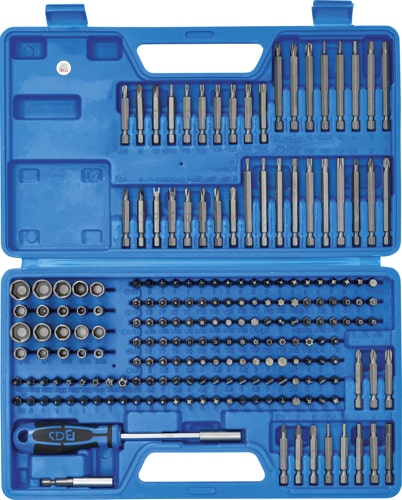 Set biţi universali, antrenare hexagon exterior 6,3 mm (1/4"), 208 piese, BGS 20103 [2]