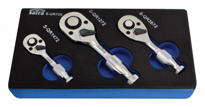 S-QR72S Set clichet mini, actionare 1/4 ″, 3/8 ″, 1/2 ″ [2]