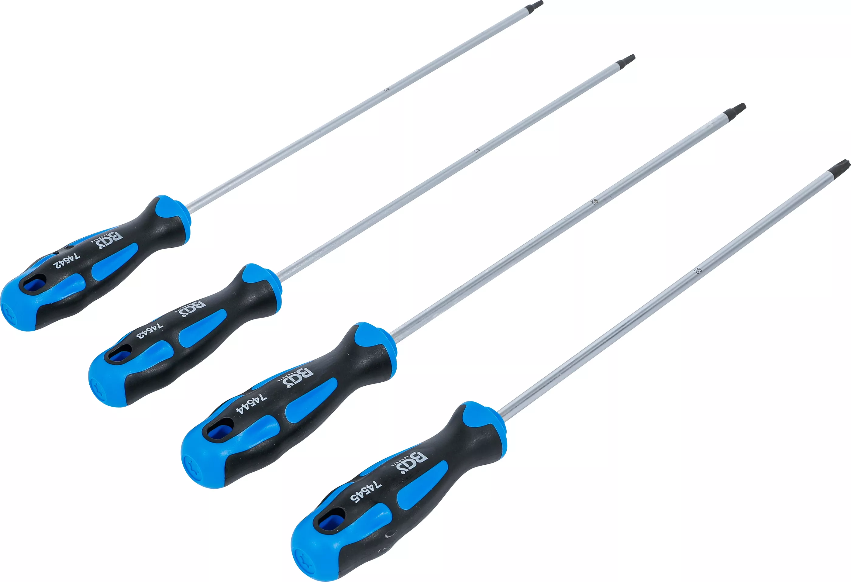 Set de surubelnite Torx extra lungi T15 - T30, 4 piese, BGS 74541 [3]