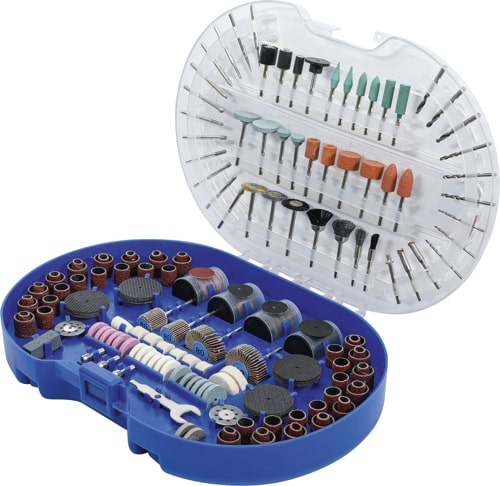 Set discuri de şlefuit / discuri de polizat şi burghie pentru scule rotative cu turaţie mare, 315 piese, BGS 8060-1 [3]
