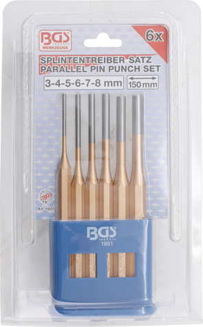 Set dornuri 3-8 mm, lungime 150 mm, 6 piese BGS 1651 [3]