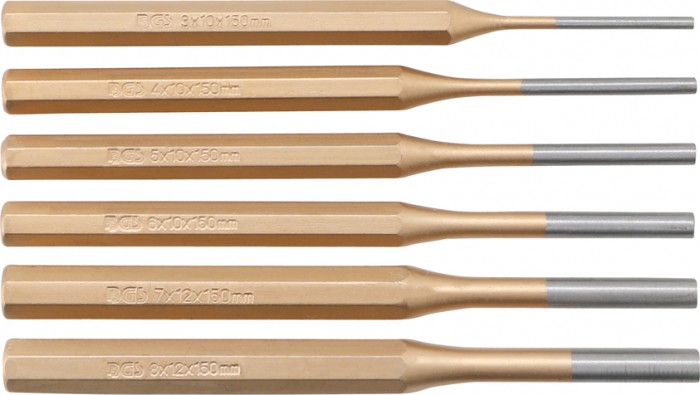 Set dornuri 3-8 mm, lungime 150 mm, 6 piese BGS 1651 [2]