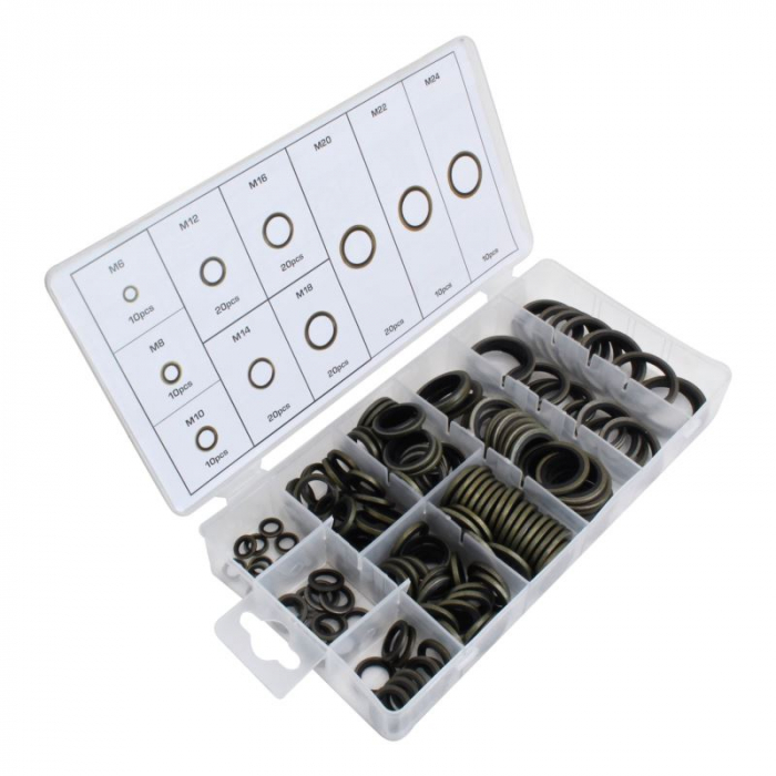 A-TC536 Set garnituri din metal cu cauciuc nr 150 piese [2]