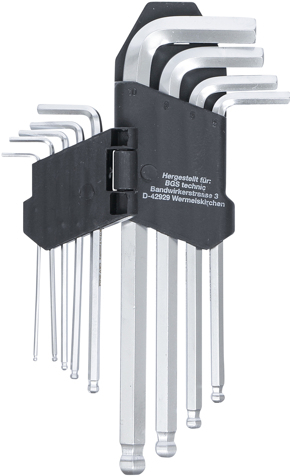 Set chei imbus tip L 1.5-10 mm, 9 piese BGS 815 [3]