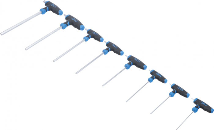 Set imbus cu maner T, 2-10 mm, 8 piese BGS 8484 [2]