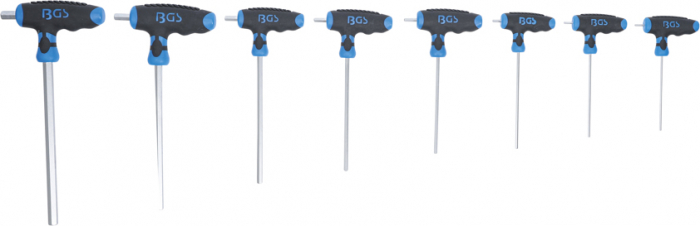 Set imbus cu maner T, 2-10 mm, 8 piese BGS 8484 [3]