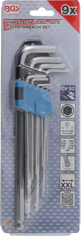 Set imbus L cu cap sferic, 1/16" - 3/8", 9 piese BGS 799 [4]