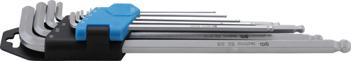 Set imbus L cu cap sferic, 1/16" - 3/8", 9 piese BGS 799 [3]