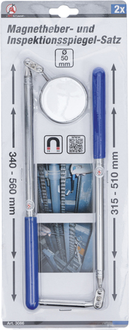 Set magnet telescopic si oglinda de inspectie, 2 piese BGS 3086 [5]