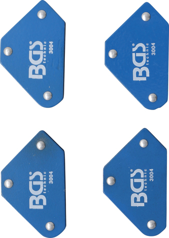 Set mini magneti pentru sudura 45°-90°-135°, 4 piese, BGS 3004 [2]