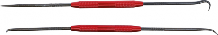 Set minicarlige cu maner metalic, lungime 220 mm, 2 piese  BGS 8015 [3]