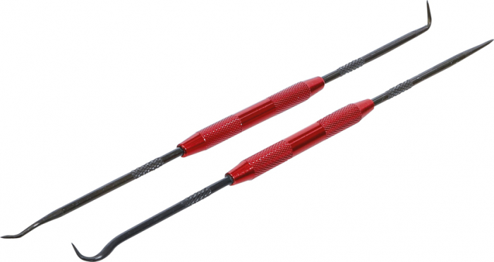 Set minicarlige cu maner metalic, lungime 220 mm, 2 piese  BGS 8015 [4]