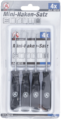 Set minicarlige cu maner din plastic, 4 piese BGS 8016 [3]