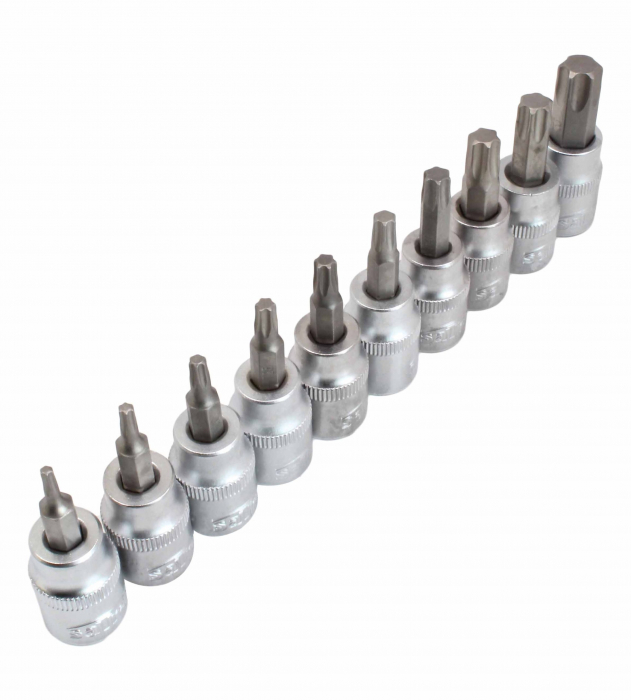 S-H138NT Tava unelte cu torxuri tubulare 3/8", 10 piese [2]