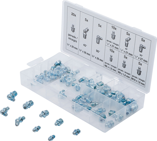 Set nipluri gresoare, 70 piese BGS 8065-1 [1]