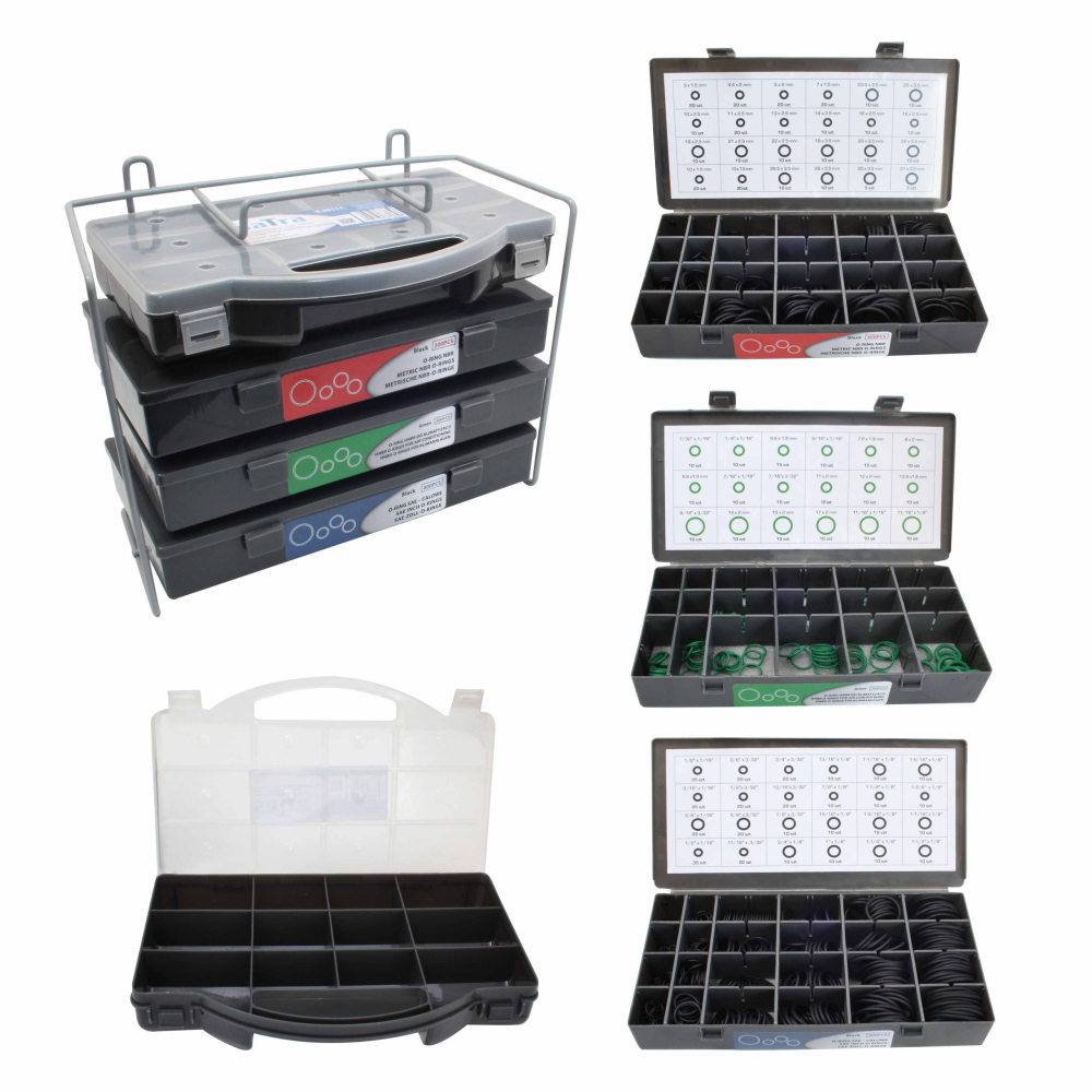 S-90111 Set o-ringuri rezistente la ulei 900 buc + organizator [3]