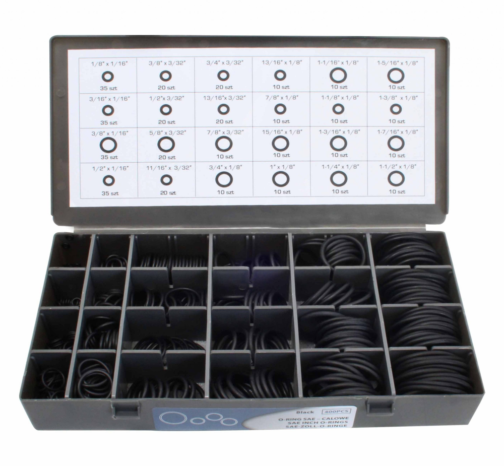S-90111 Set o-ringuri rezistente la ulei 900 buc + organizator [8]
