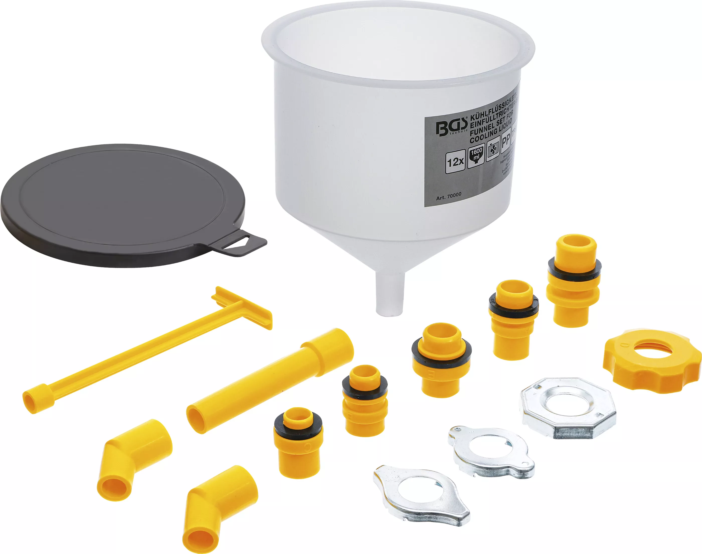 Set palnii pentru umplere cu lichid de racire, 12 piese, BGS 70000 [1]