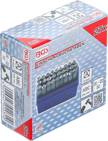 Set pansoane litere, 4 mm BGS 2031 [5]