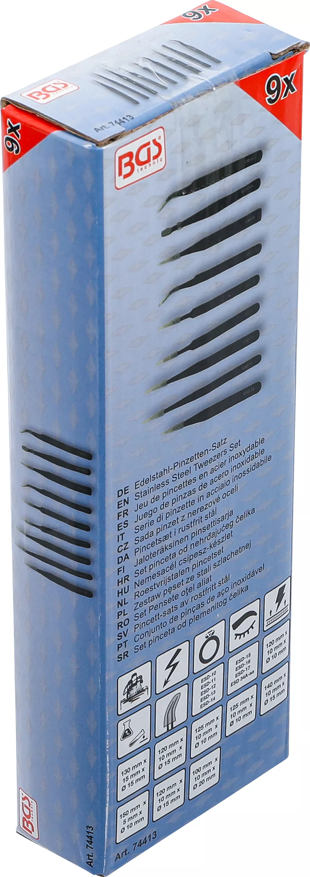 Set Pensete otel aliat 9 piese, BGS 74413 [6]