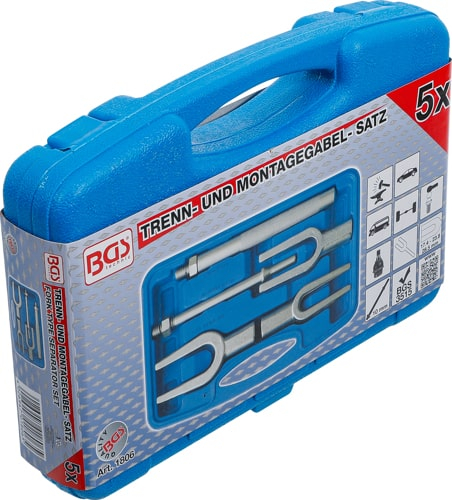 Set pentru depresat pivoti si capete de bara cu deschidere de 17.4, 23.8 si 28.5 mm, BGS 1806 [9]