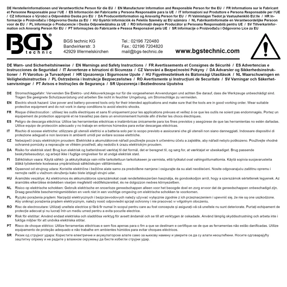 Aparat pentru repararea elementelor de plastic BGS 873 [8]